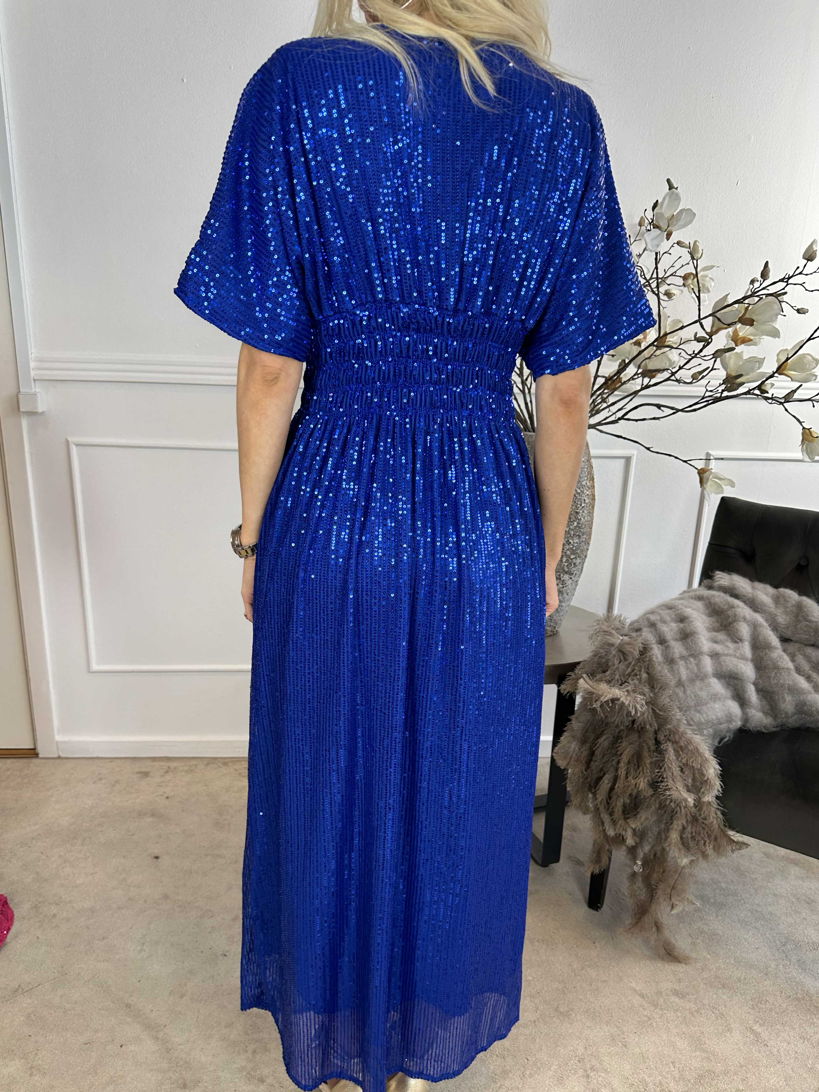 Pams Glitter - Lang smuk kjole med pailletter